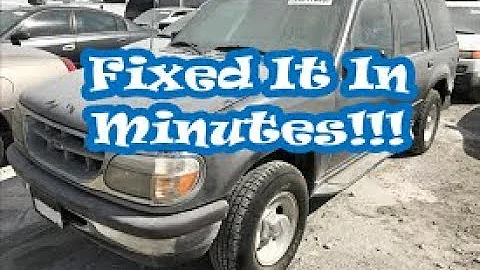 I Won A Salvage 42k Mile Explorer At Copart For $400