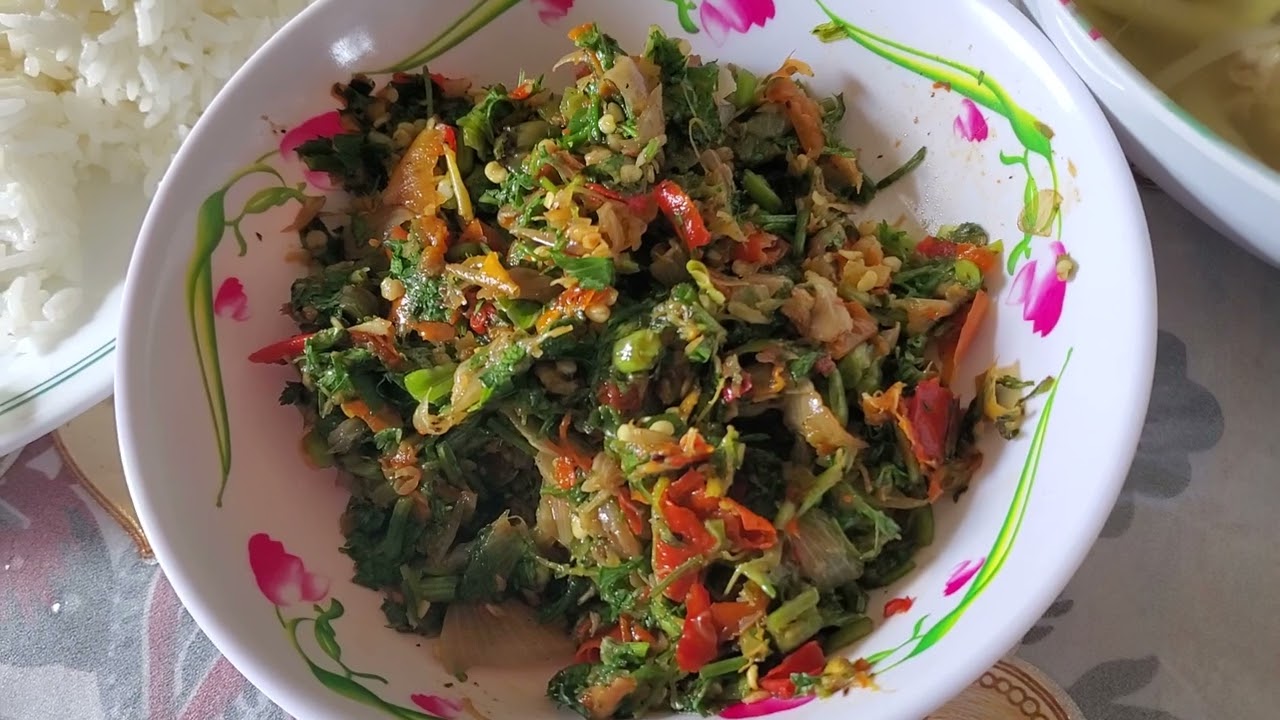 MY HMONG HEALTHY DISHES TODAY.  KUV LI ZAUB MOV HMOOB MUAJ ZOG HNUB NO