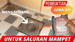 TUTORIAL ‼️ CARA PAKAI SODA API UNTUK SALURAN MAMPET - CARA MENGATASI SALURAN MAMPET