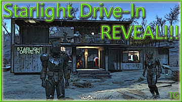 Fallout 4: Starlight Drive-In Reveal![+FIREWORKS!!][PS4]