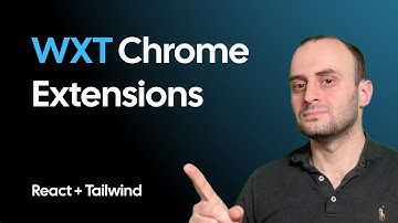 How to build Chrome Extensions with React, Tailwind, Shadcn using WXT