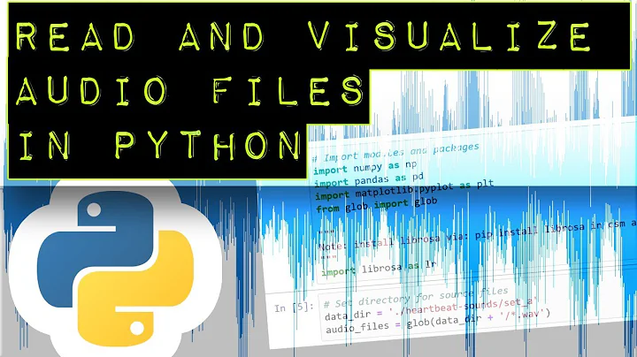 Read and Visualize Audio Files in Python (librosa module)