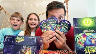 Lorcana Attack Of The Vine Hanger Packs Opening Iconic? Enchanted?