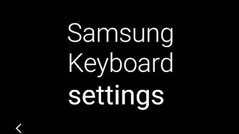 samsung m51 keyboard settings