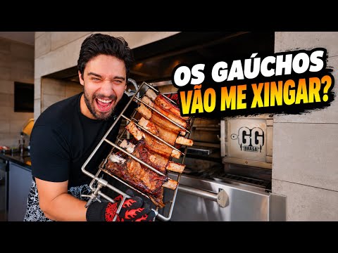 COSTELÃO FOGO DE CHÃO de 10 HORAS + SALMOURA NA CACHAÇA e ARROZ CARRETEIRO