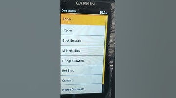 Merubah warna tampilan CleaVu Garmin GPSMap 585 Plus #garminfishhunt