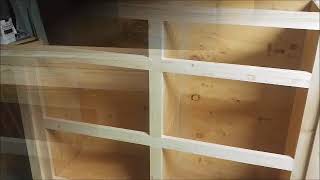 This is a video showing the construction of a chest of drawers. The cabinet is built from inexpensive material. This project shows how 
