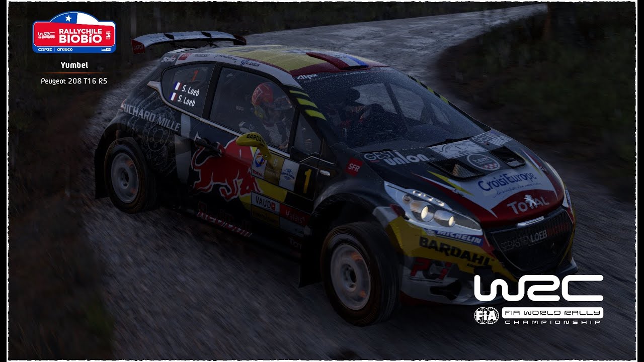 Peugeot 208 T16 R5 Red Bull Rally du Chablais 2017 Loeb 1/43 ixo