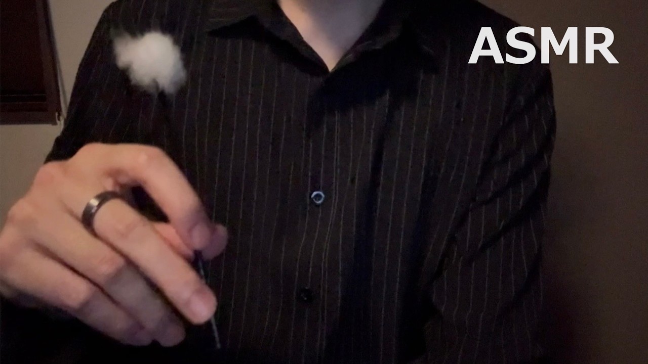 【ASMR】ダウナー男性の耳かきロールプレイ 膝枕で耳掃除 肩たたき 小声 睡眠導入