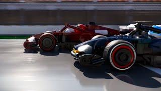F1 2025 Spanish GP LECLERC and VERSTAPPEN Collision Recreated in Lego [EXTRAS]
