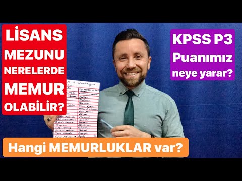 LİSANS MEZUNU NERELERDE GÖREV YAPABİLİR⁉️ ATANACAK MEMURLUKLAR👍👍