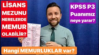 LİSANS MEZUNU NERELERDE GÖREV YAPABİLİR⁉️ ATANACAK MEMURLUKLAR👍👍