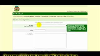 How To Post A Classified Ad On Gumtree