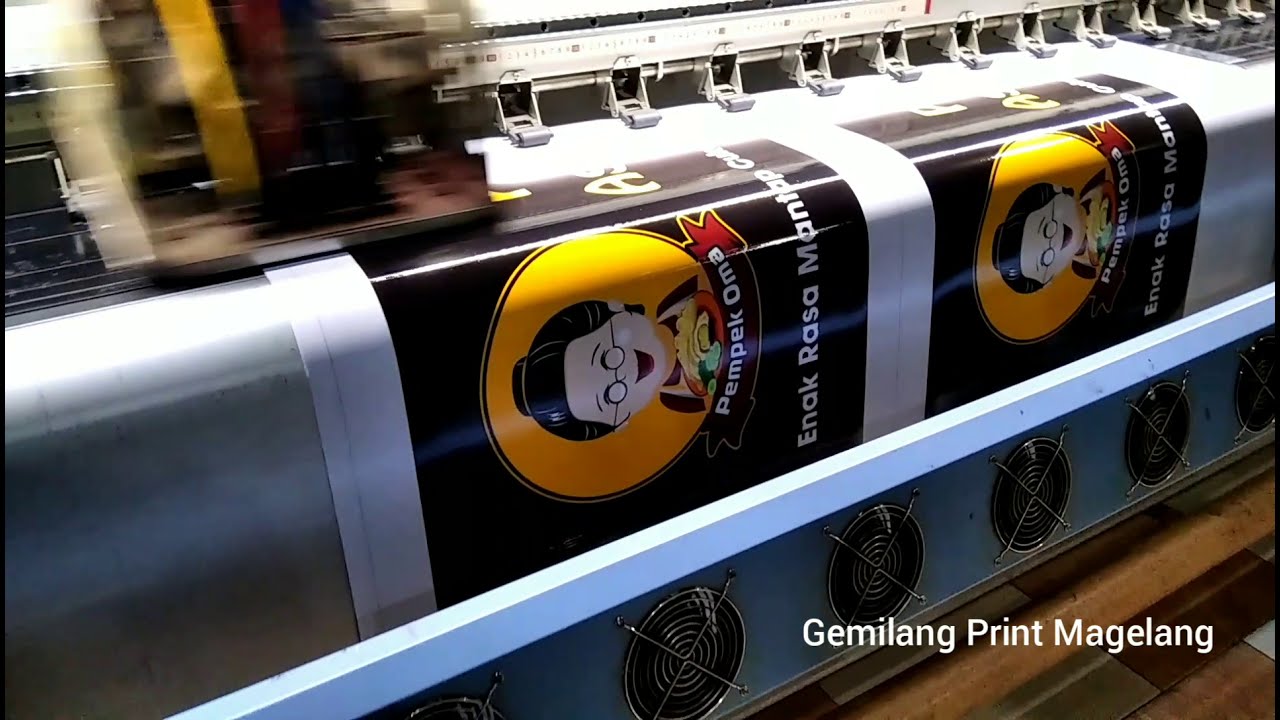 Printer Allwin 512i Cetak outdoor bahan backlite bolak - balik (doubleside) untuk NeonBox