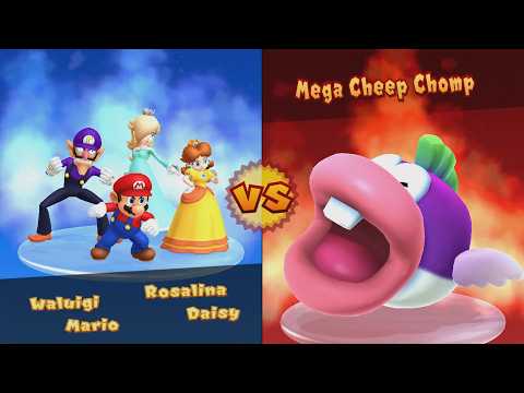 Mario Party 10 - Airship Central - Waluigi vs Daisy vs Mario vs Rosalina
