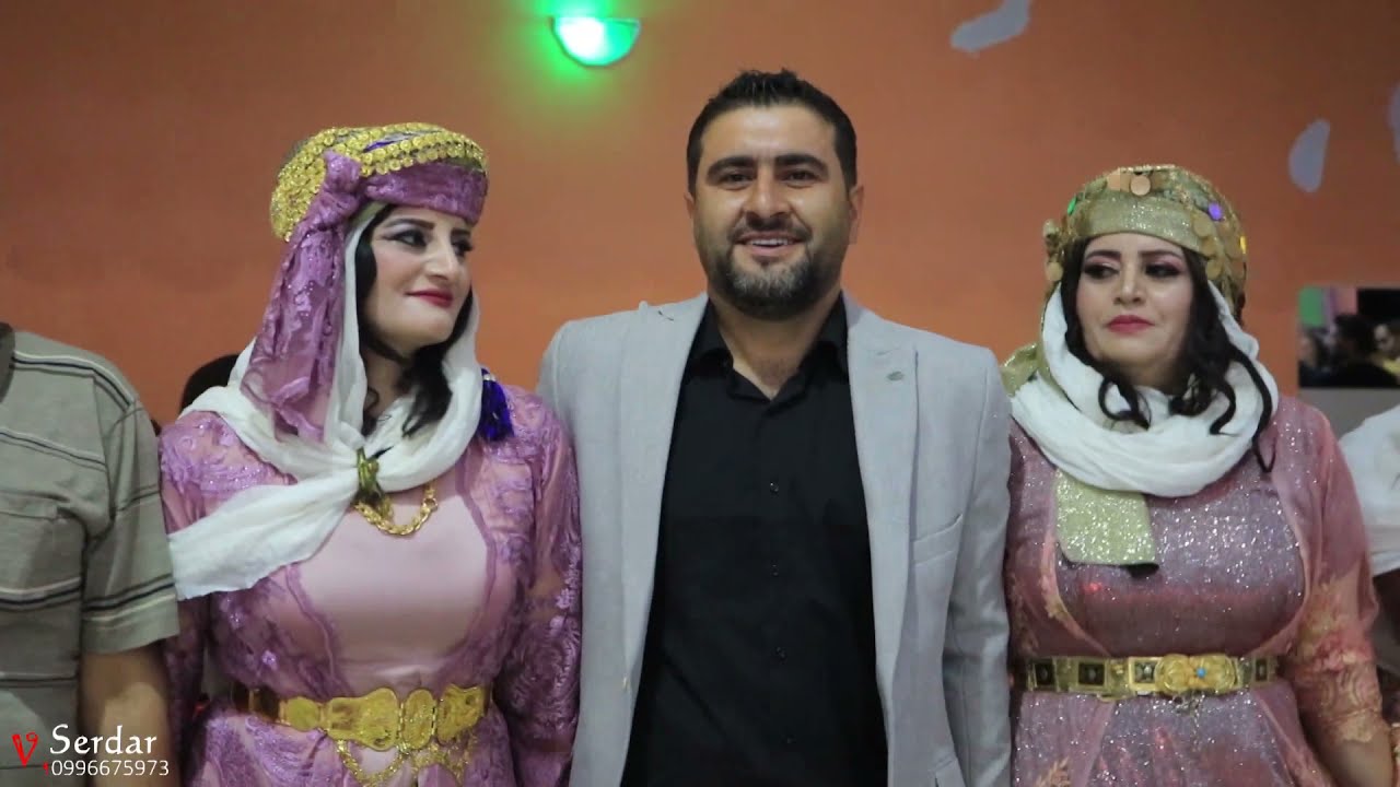 حفلات كورد  روج افا بكوباني اهالي شيران زفاف العروسين فؤاد و بهار اقيم الحفل في صالة نيروز رقم  4