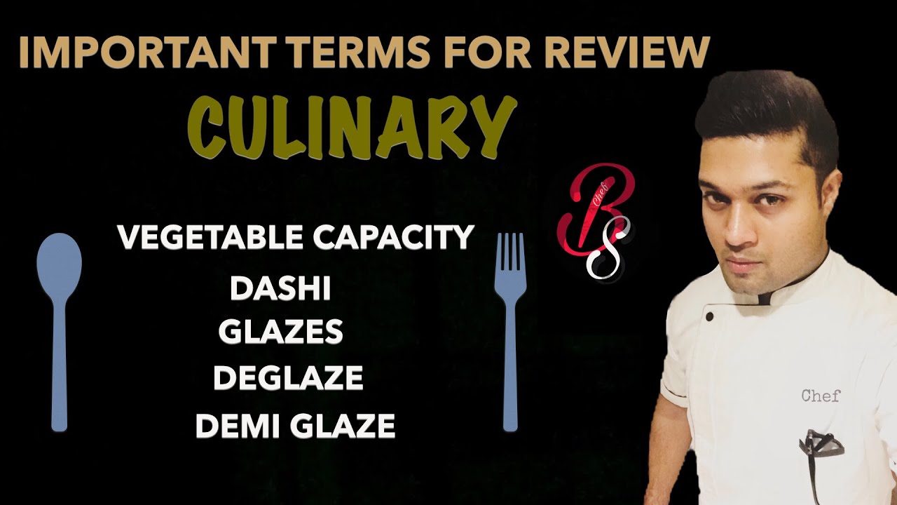 Important terms for Review | Hotel Management Tutorial | Culinary