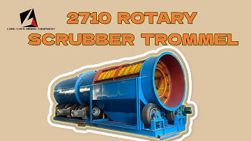 2710 Rotary Scrubber Trommel Screen Ore Washing and Screening All-in-One Machine