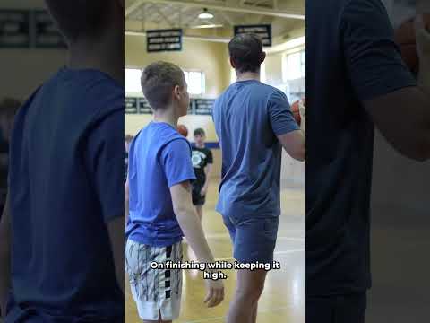 Youth Basketball Keep High Finishing Drill