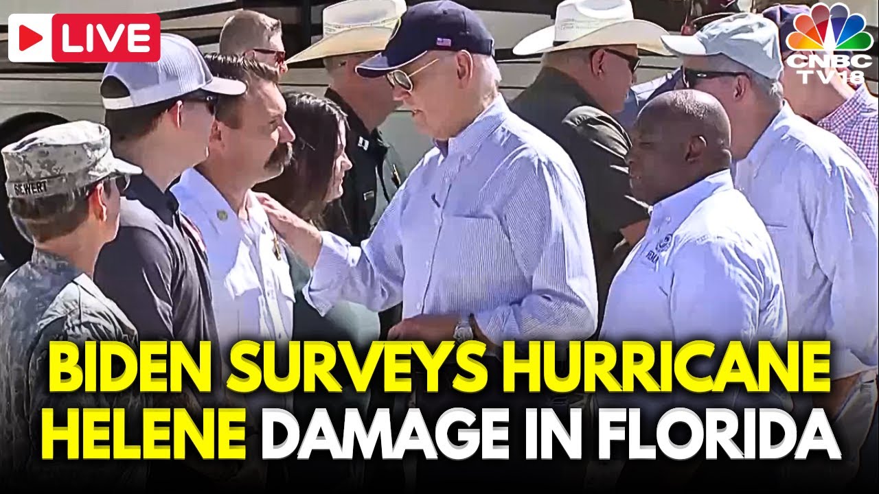LIVE: Joe Biden Takes Stock of Hurricane Helene Damages in Florida and ...