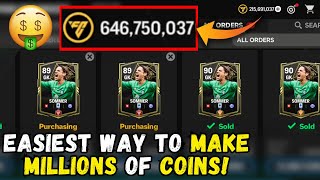 BEST WAY TO MAKE MILLIONS OF COINS IN FC MOBILE! THIS MARKET TRICK IS INSANE! screenshot 4