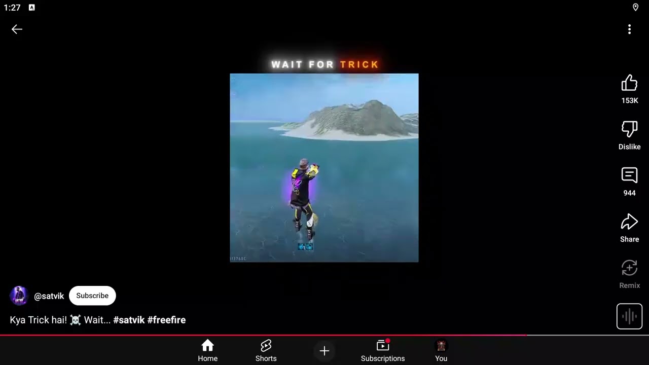 free fire new shorts 