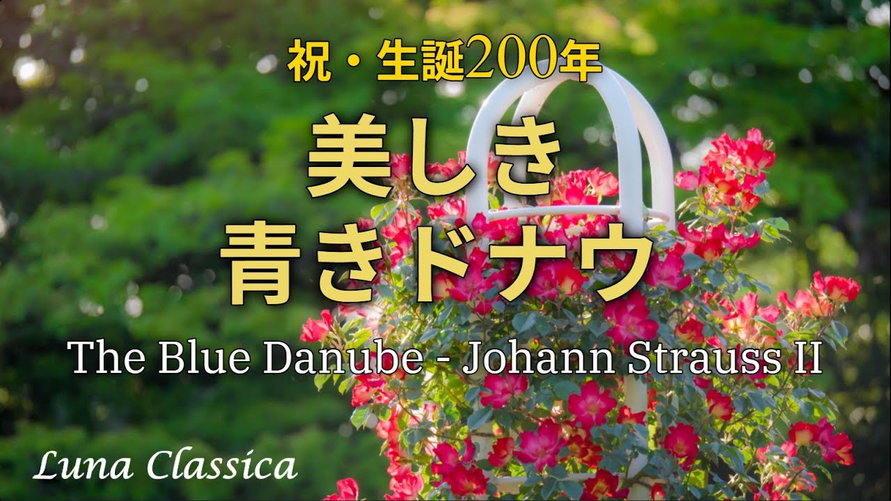 ヨハン・シュトラウス2世「美しき青きドナウ」by Luna Classica - YouTube