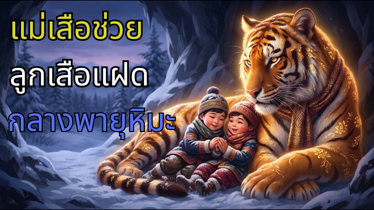 เสือตัวหนึ่งช่วยชีวิตฝาแฝดจากการหนาวตายบนภูเขา จากนั้นก็เกิดเหตุการณ์เหลือเชื่อขึ้น
