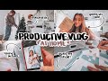 *productive* day in my life at home! | 2021 prep, using my cricut, un-decorating for Christmas, more