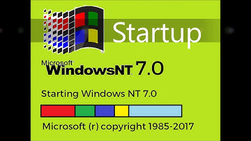 Windows NT 7.0 Startup and Shutdown Sounds