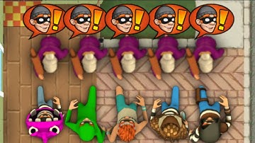 Robbery Bob 2 - All Costumes Funny Gameplay Part 61