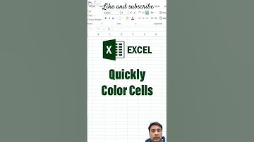 Shortcut to replace background color of multiple cells in excel | Quickly color cells formula #excel