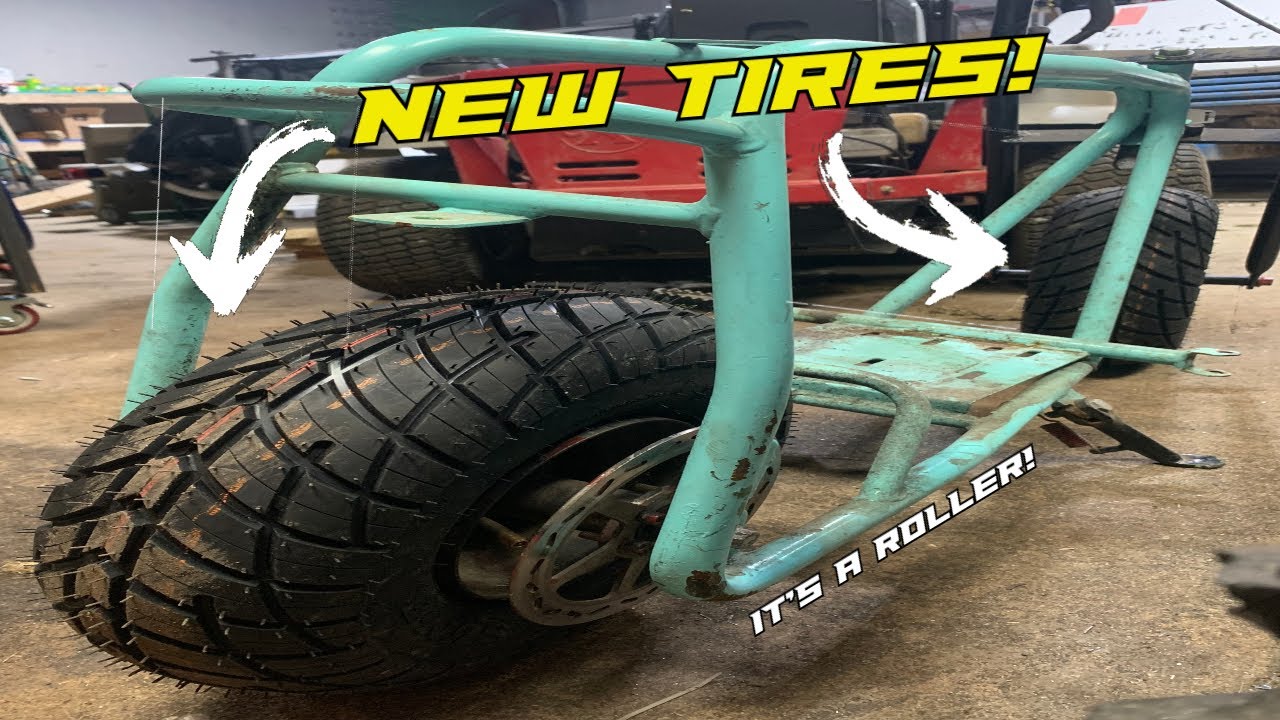 HOW to INSTALL TIRES on a MINIBIKE pt. 3 - YouTube