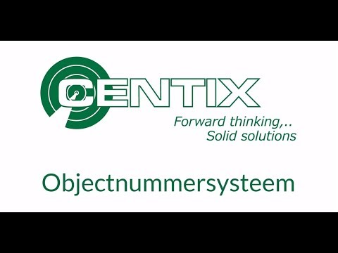 Centix - objectnummersysteem en omnummeren van bestaande objecten