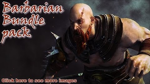 3DModels-Textures: Barbarian Bundle animated characters for games