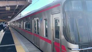 【豊田本町駅】普通常滑行き3315F840レ発車