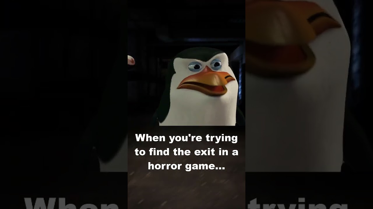 When you're trying to find the exit in a horror game... 🧭🚪😰