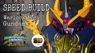 WARLOCK AEGIS GUNDAM | SPEED BUILD | SD WORLD HEROES NO.024 | BANDAI