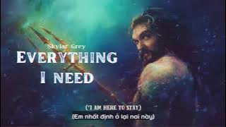 Vietsub | Everything I Need - Skylar Grey | Aquaman OST | Lyrics Video