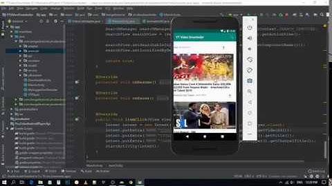 Video downloader app in android studio part 9 || recyclerView scroll animation