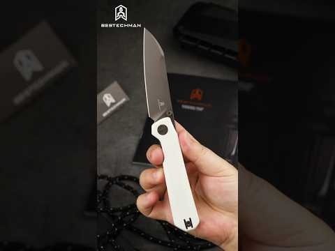 Up close with CURVEE! AEB-L steel hardened to 60–62 HRC & Solid white G10 Handle!  