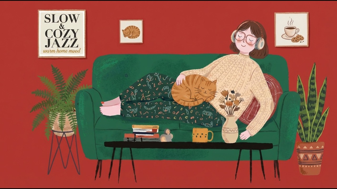 SLOW & COZY JAZZ ☕ Warm Home Mood｜ゆっくりほどける、くつろぎジャズBGM