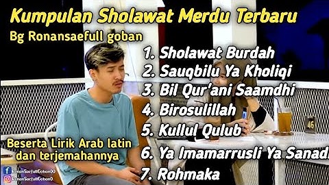 SUARA MERDU BG RONANSAEFULL GOBAN | KUMPULAN SHOLAWAT MENYENTUH HATI‼️