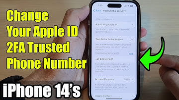 iPhone 14/14 Pro Max: How to Change Your Apple ID Two-Factor Authentication Trusted Phone Number