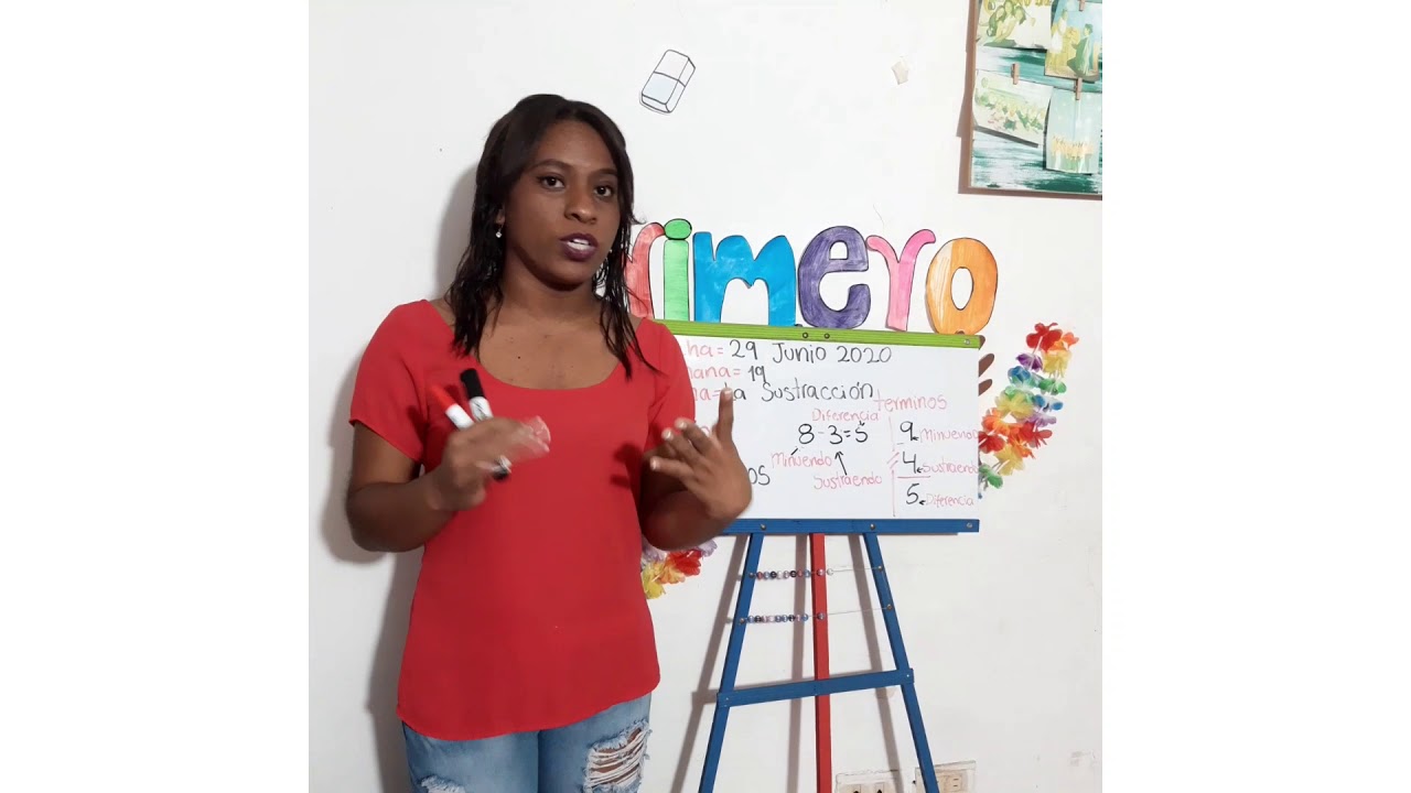 30/06/2020 Matemáticas Primero 1 semana 19: la sustracción explicación