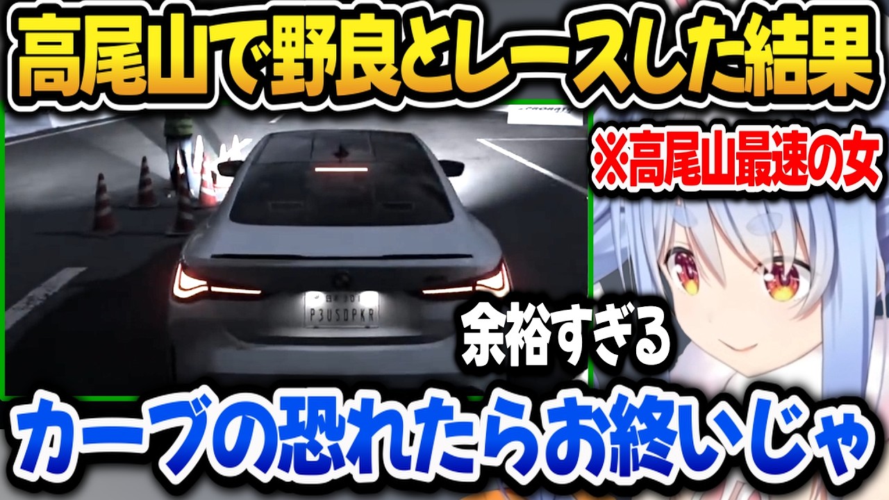 必死に逃げる野良をランエボで追い回すぺこらｗ【ホロライブ切り抜き/兎田ぺこら】