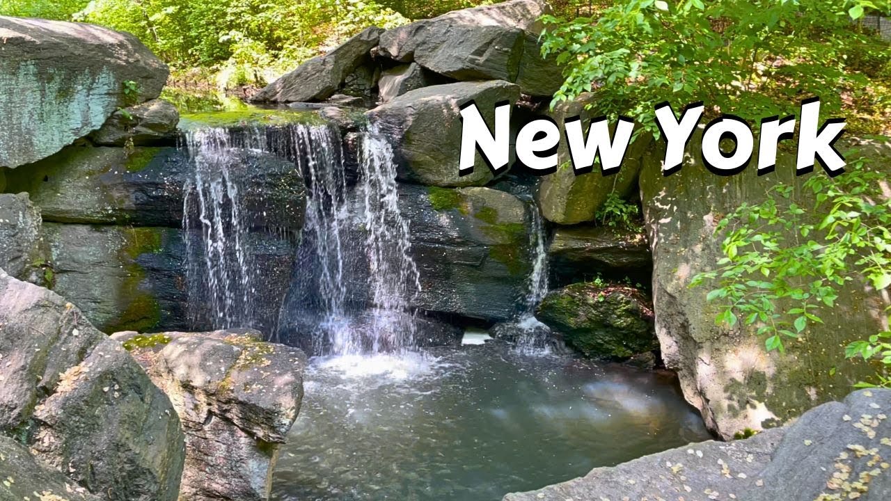 Hidden Waterfall in NYC - Central Park New York Waterfall & Manhattan ...