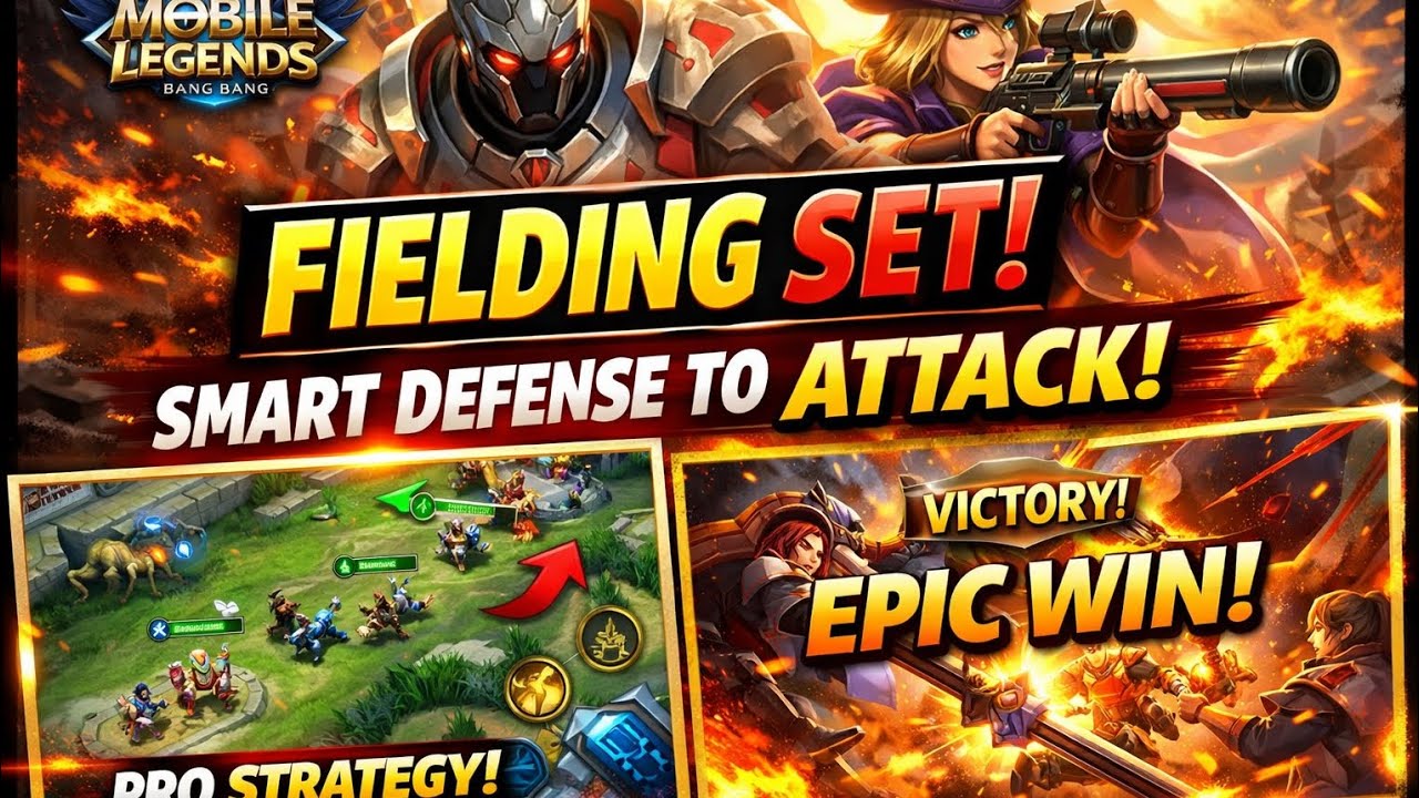 Fielding Set = Easy Win  MLBB Match