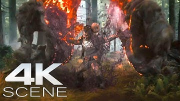 The Predator Annihilates His First Trophy [2025] Fight Scene | Predator: Badlands New Trailers 4K