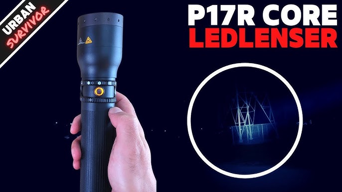 Ledlenser P7R Core 1400 Lumen Flashlight Focus - YouTube